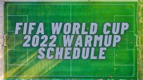 FIFA WC Warm.